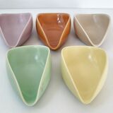 Suite of 5 vintage pocket trays 1950