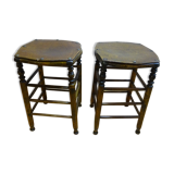 Paire de tabourets style bistrot Luterma