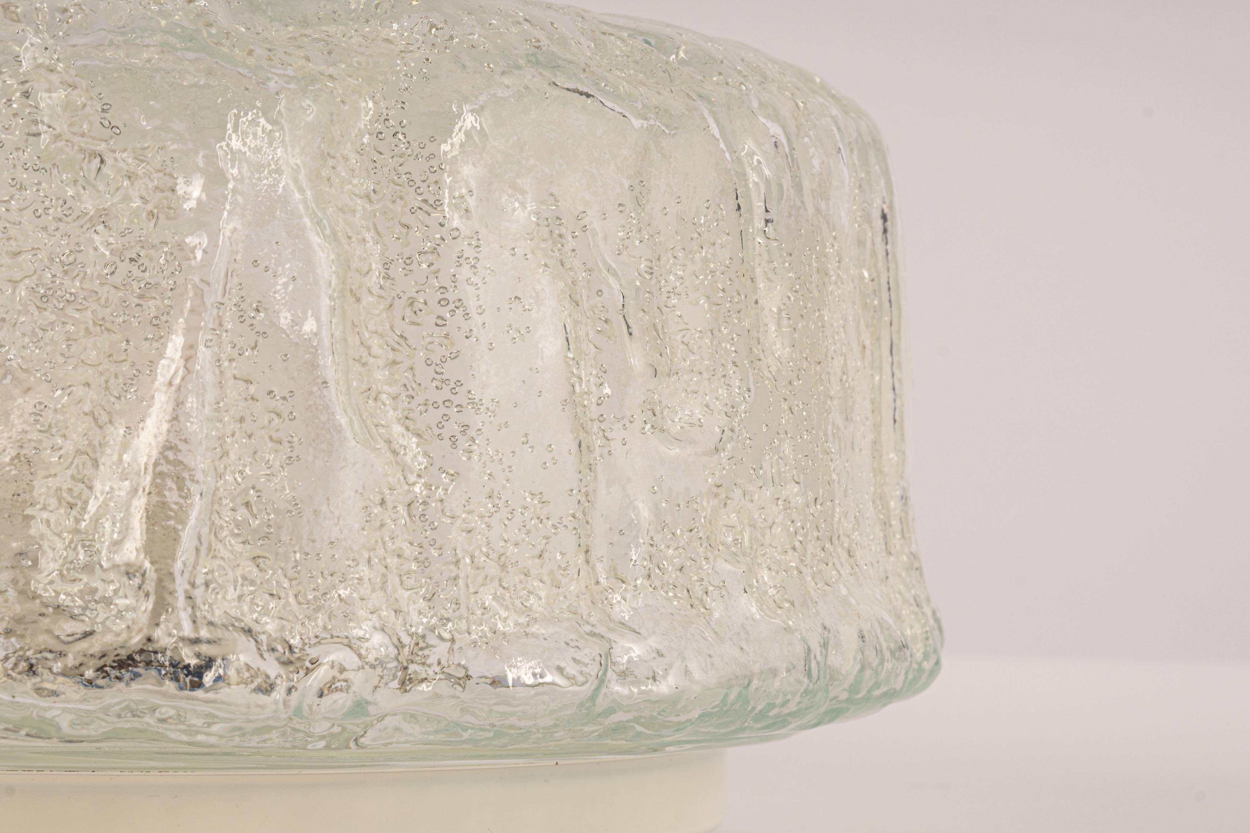 round Murano glass ceiling lights by Limburg, Germany, 1970s