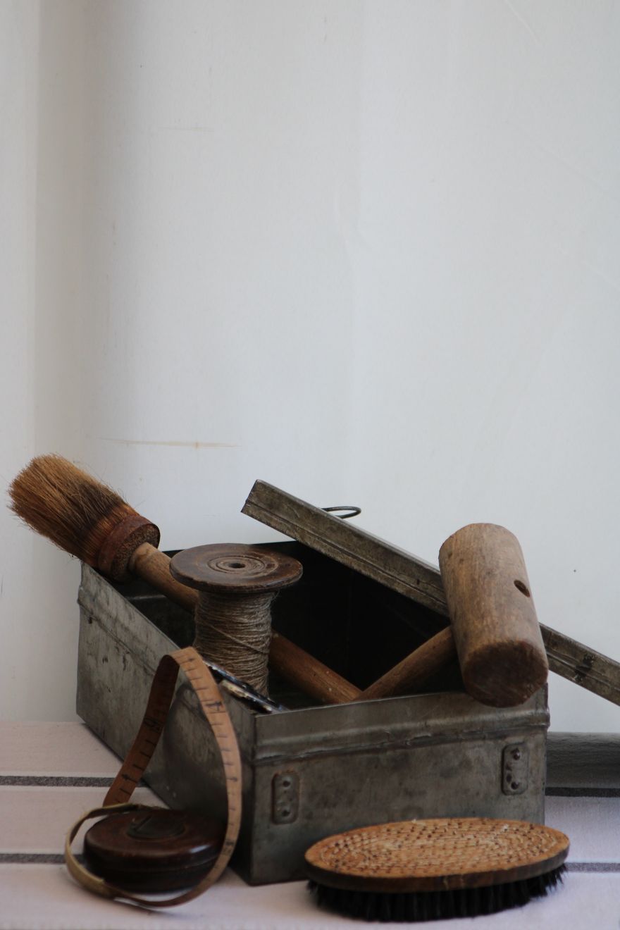 Old wooden military box