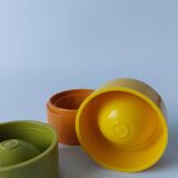 3 vintage Tupperware egg cups
