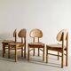 4 chaises danoises par Rainer Daumiller, années 1970