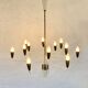 Chandelier 12 arms attributed to Stilnovo,1950