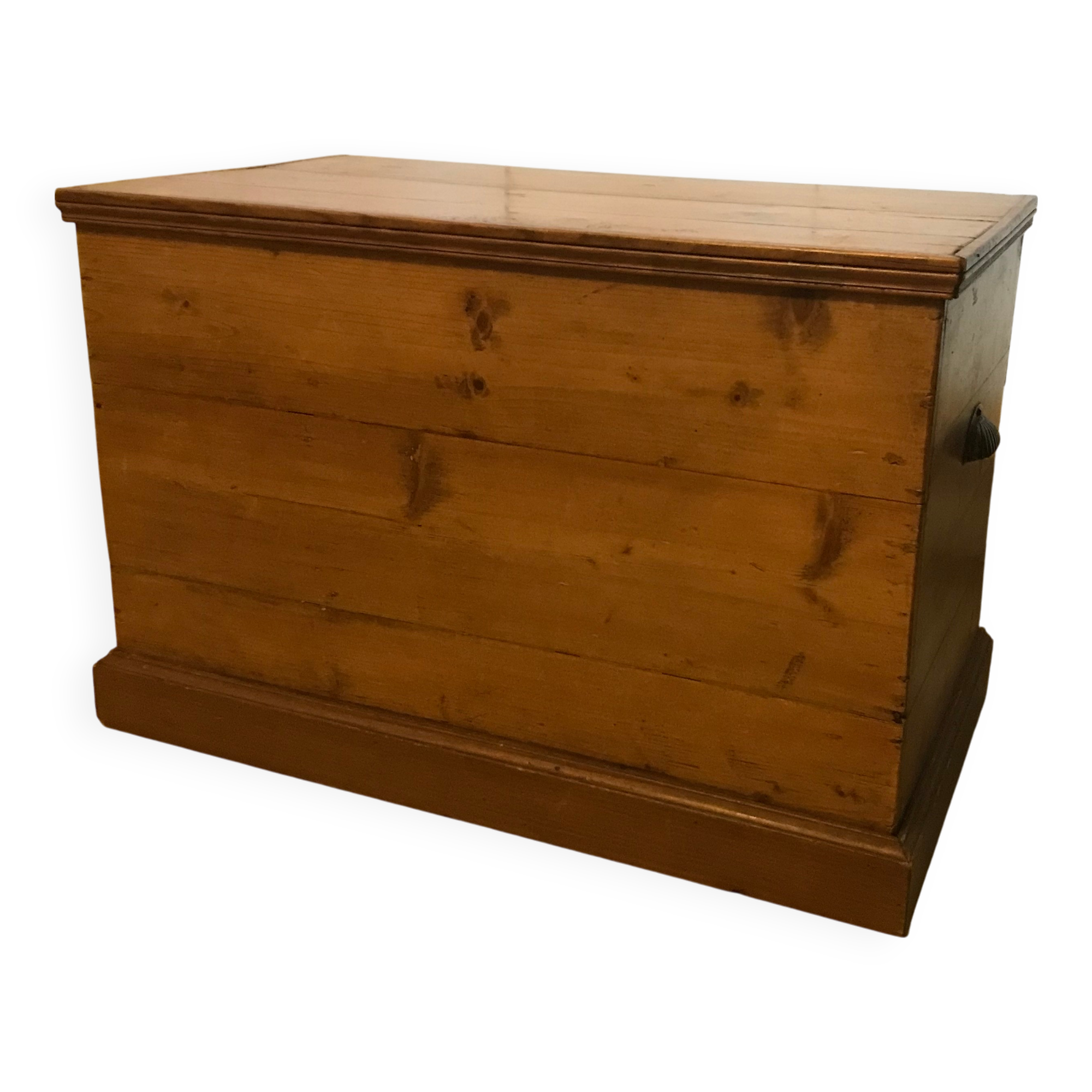 English pine chest