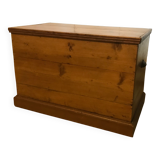 English pine chest