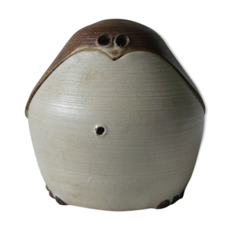 Vintage penguin ceramic jewelry box