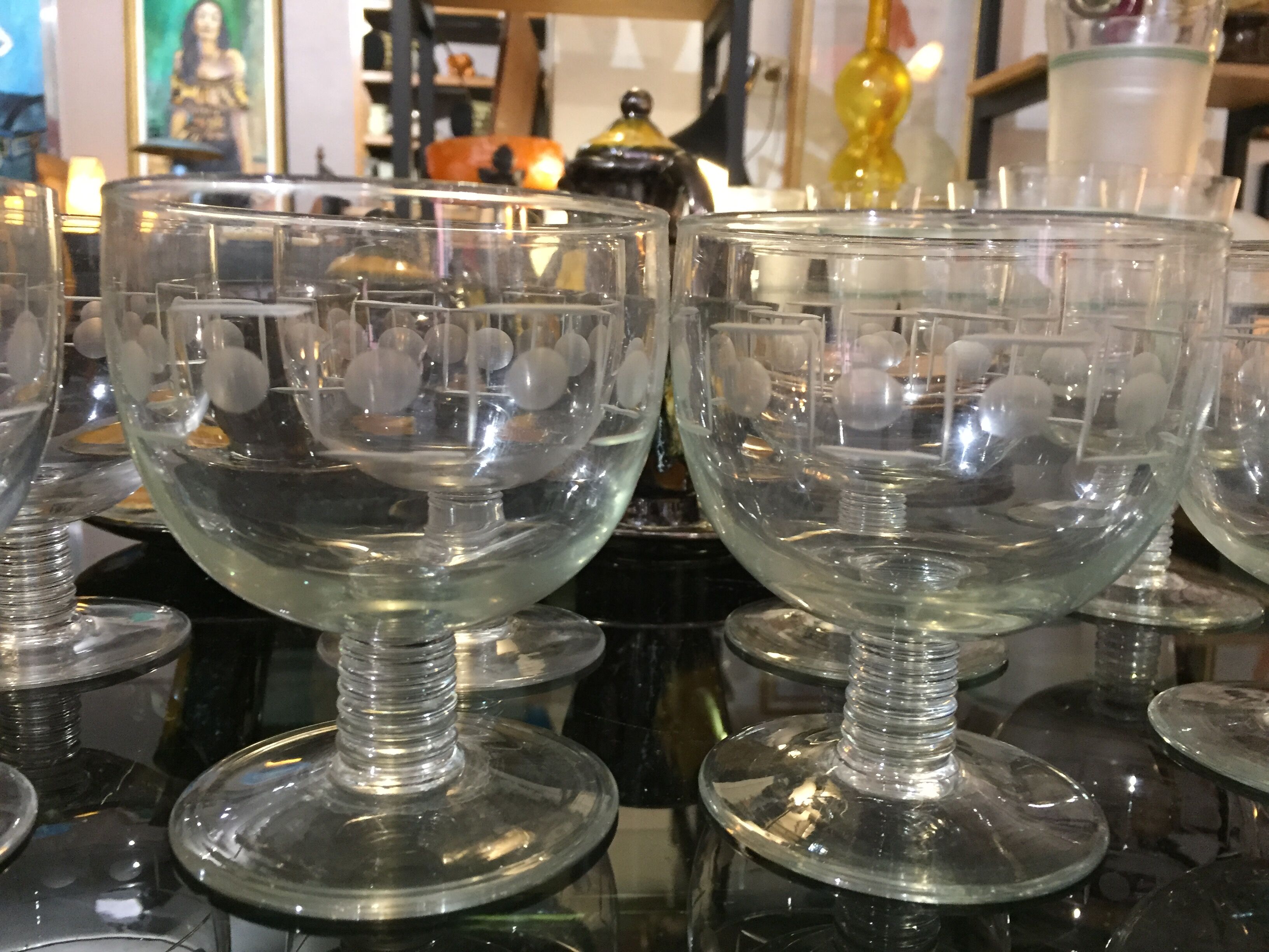 Art deco glasses