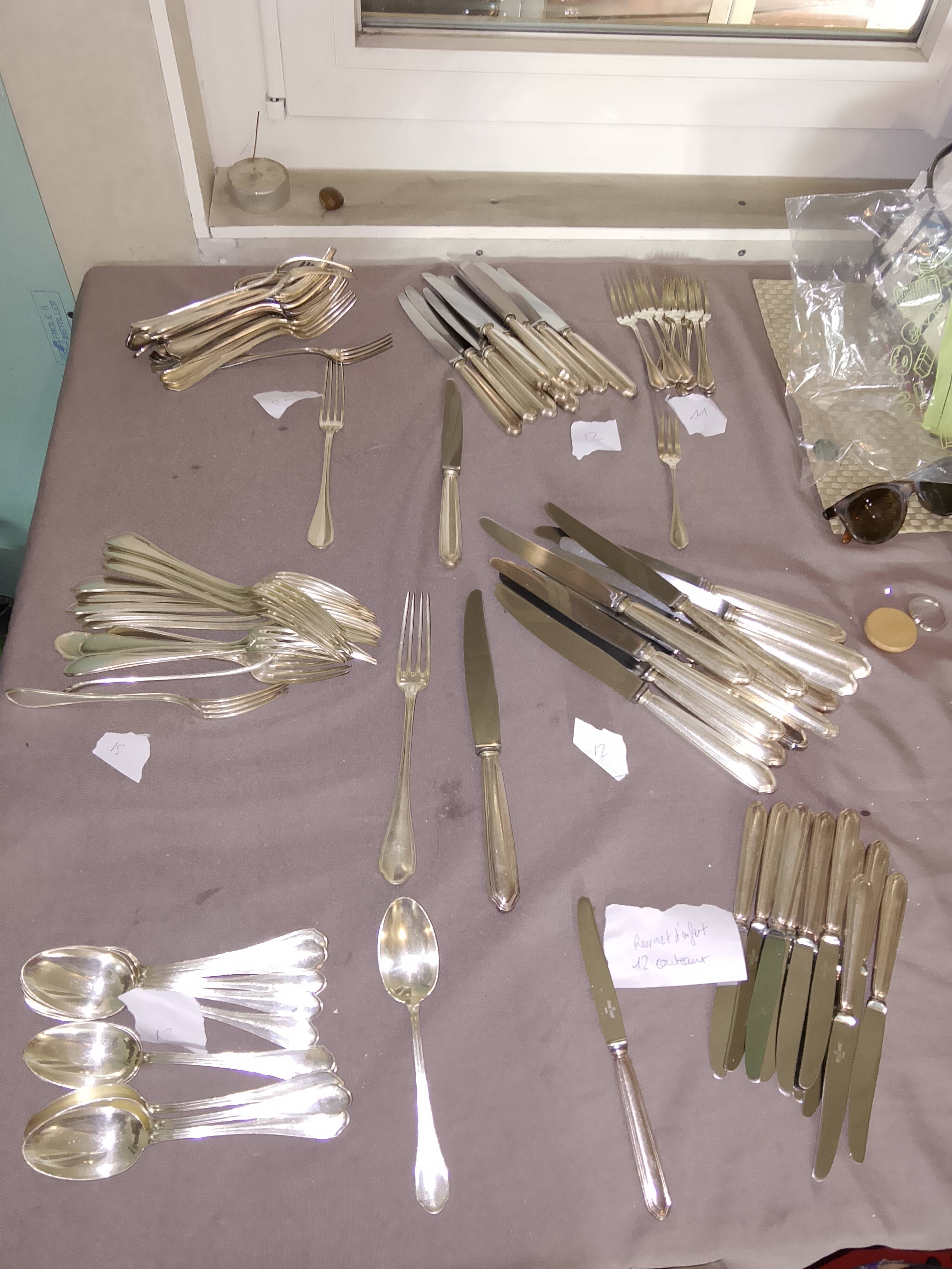 119-piece Art Deco cutlery set - Ravinet d'Enfert - CLUB model