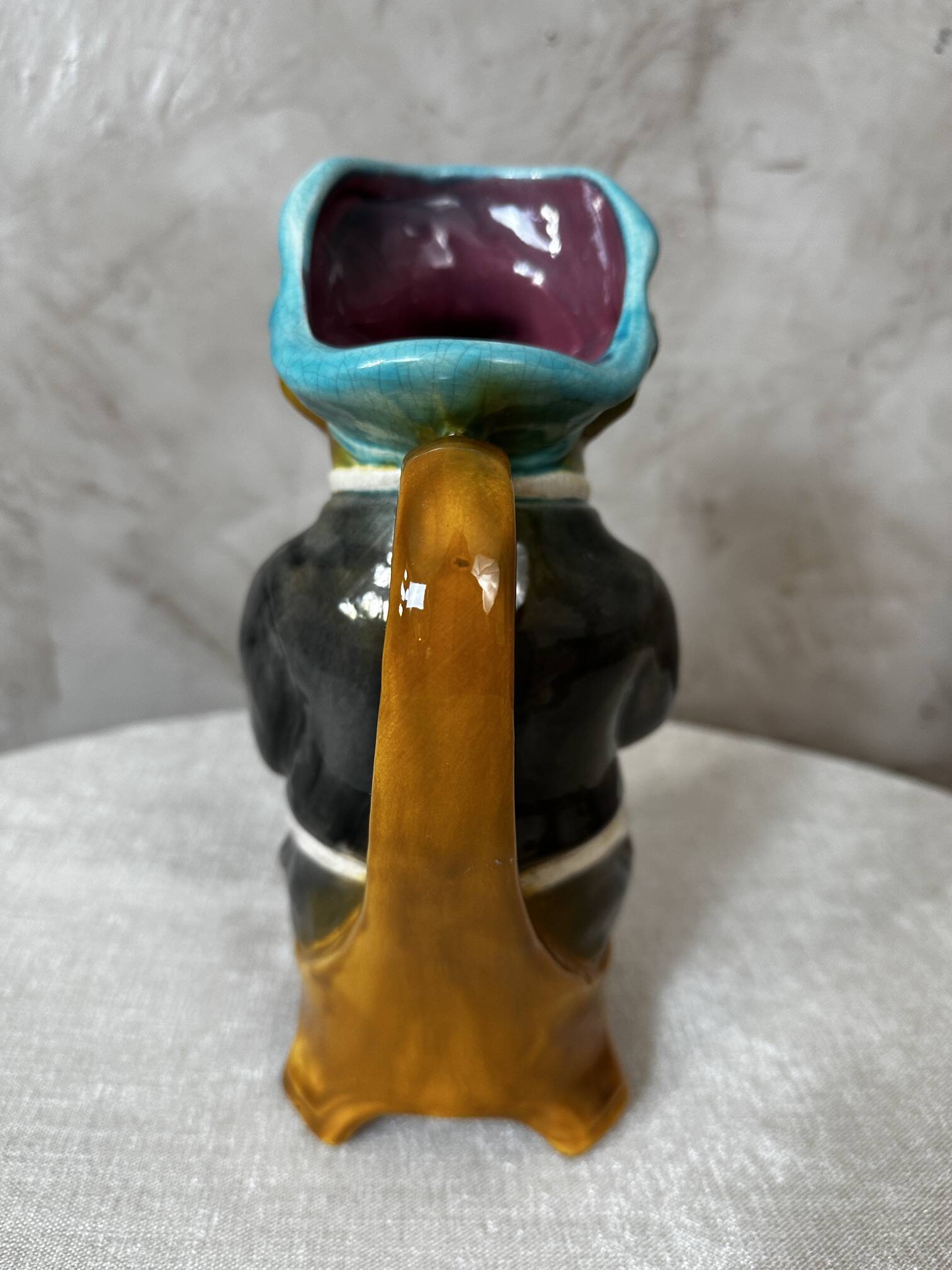 Pig earthenware jug