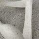 Table basse en travertin forme libre vers 1980
