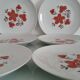 Set of 6 flat plates - Arzberg earthenware factory - 1960/70
