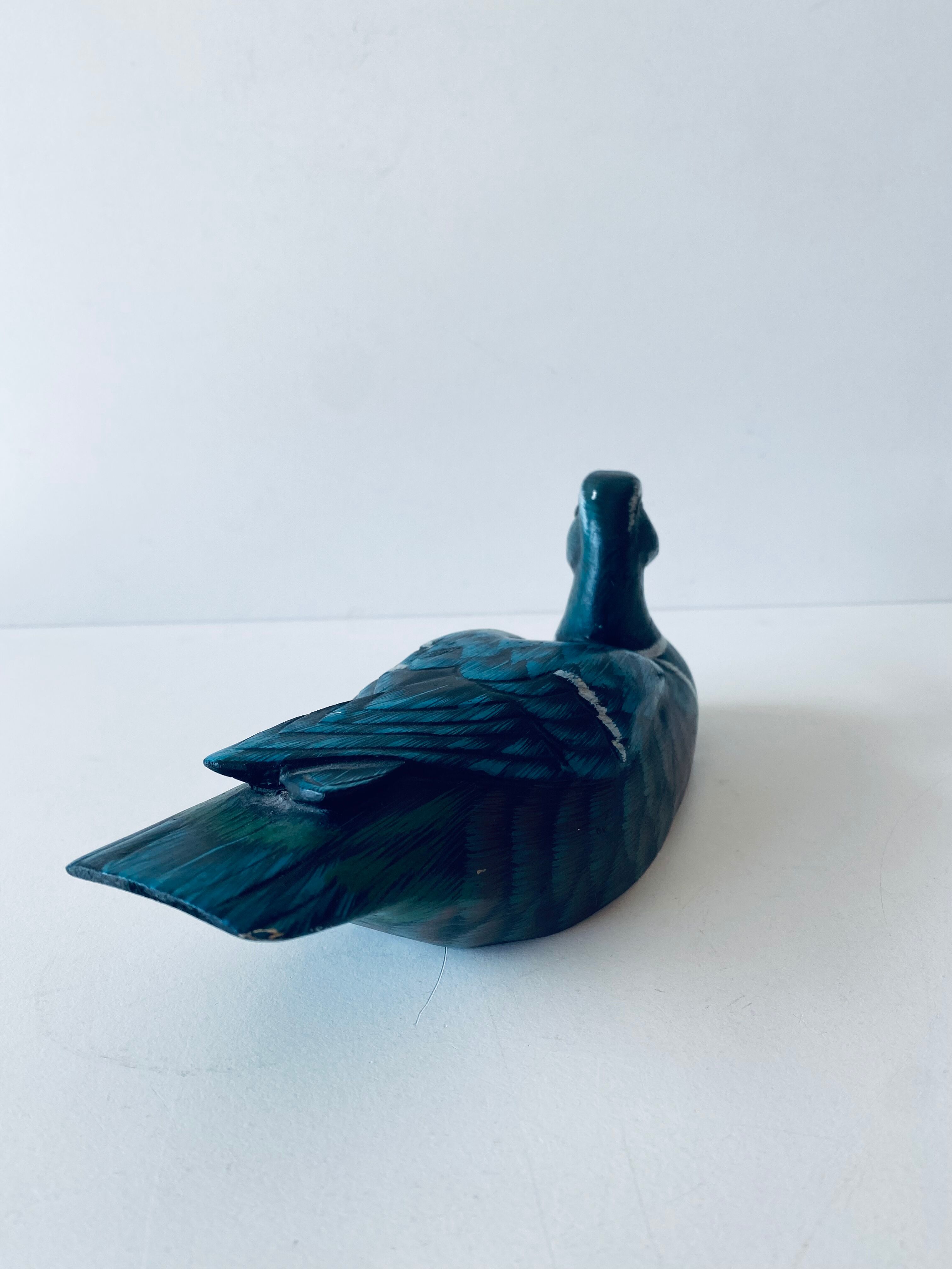 Decorative wooden duck