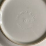 Set of 8 Italian speckled ceramic dessert plates