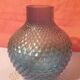 Large glass vase Empoli Italy vintage
