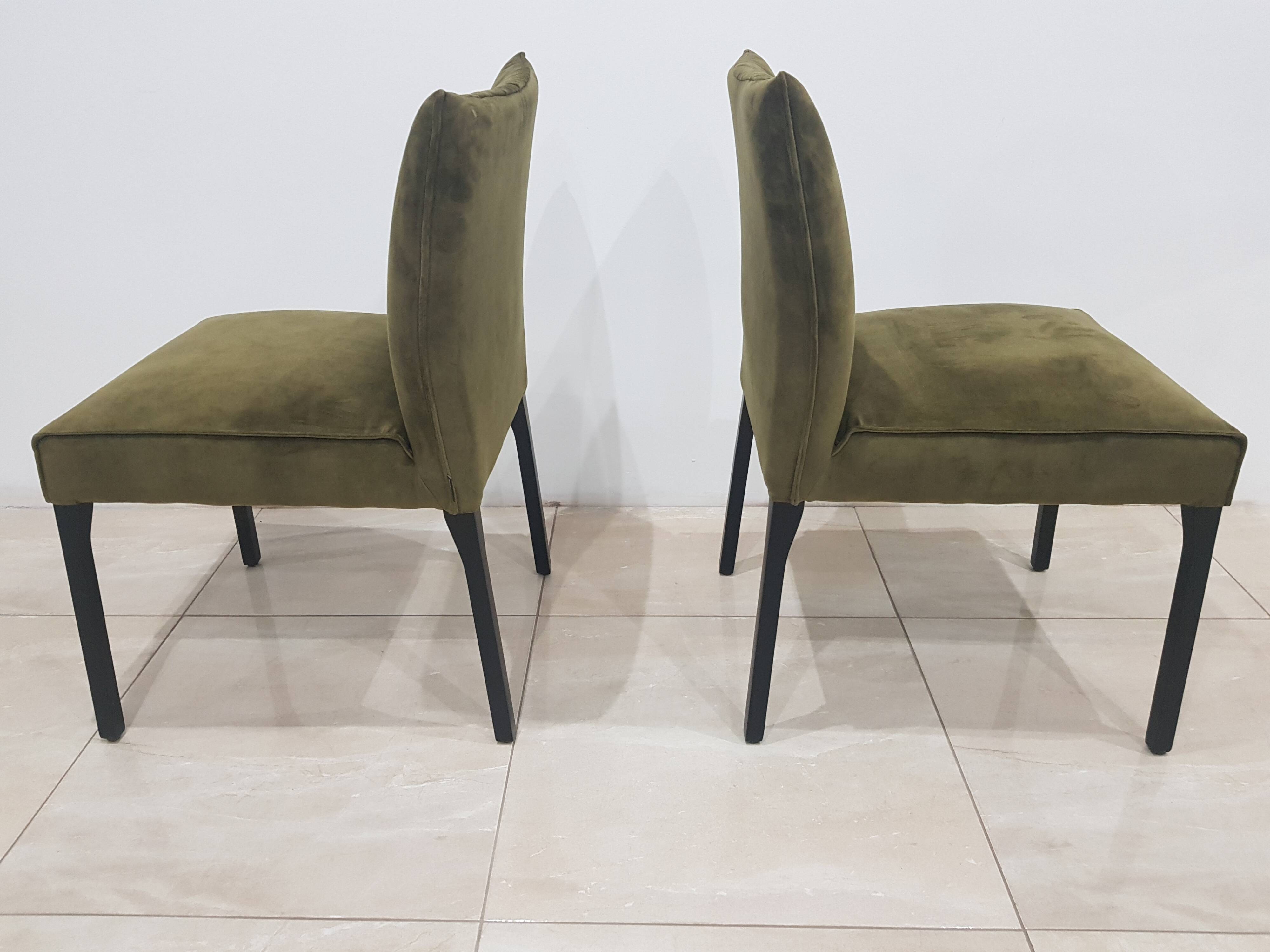A pair of Musterring chairs, Germany, 1980s.