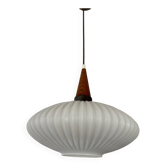Suspension  en verre plissé - 1970