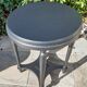 "Black steel" tea table, art deco 1920