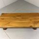 Brutalist sturdy hardwood coffee table 1960’s