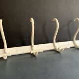 Fischel curved wood wall coat rack, Art Deco