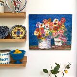 Vintage oil on canvas