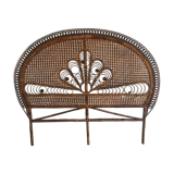 Rattan headboard