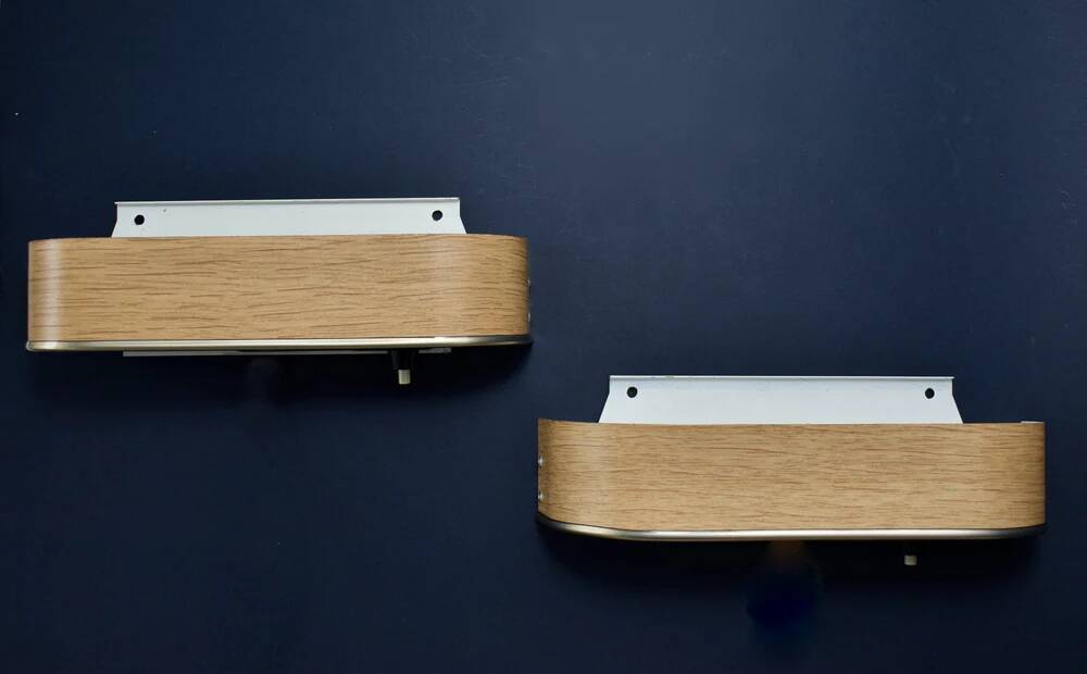 Scandinavian Vintage Wall Lights Imitation Wood