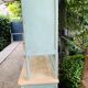 Parisian buffet patine celadon green and bluish grey