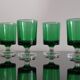 6 verres apéritif Luminarc Cavalier couleur vert bouteille