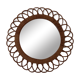 Mirror witch rattan 70s - 46cm