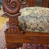 Voltaire mahogany with a rack.