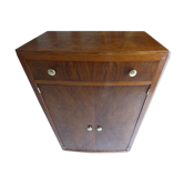ART DECO sideboard curved walnut veneer around 1930 – Totally restored