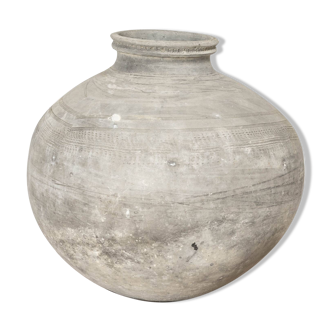 Vintage terracotta Indian jar