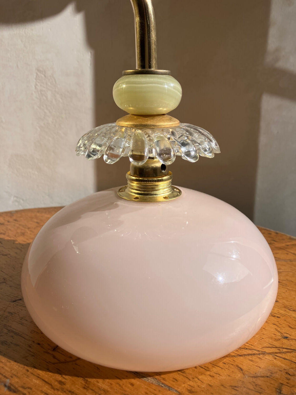 Vintage opaline wall light