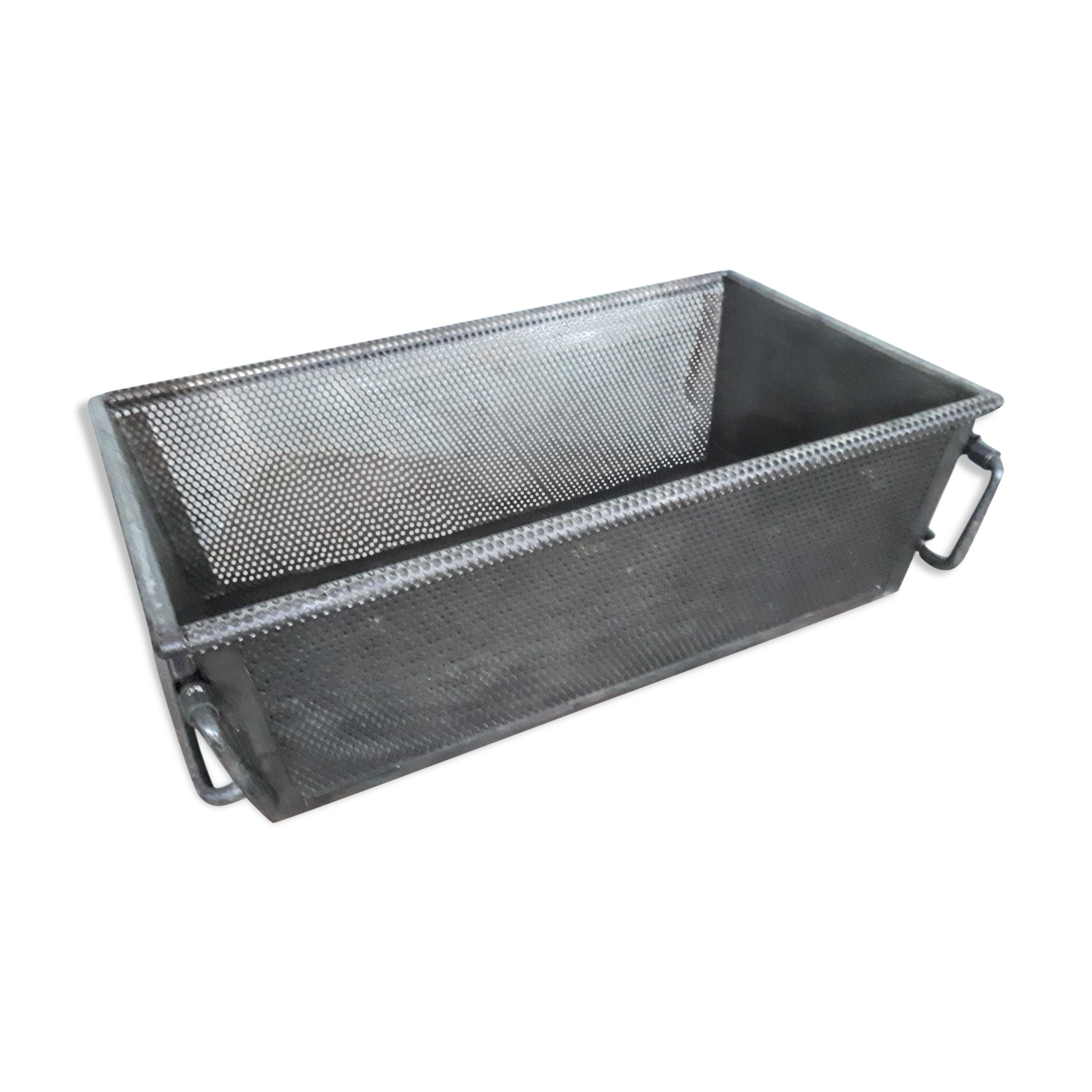 Perforated metal industrial locker