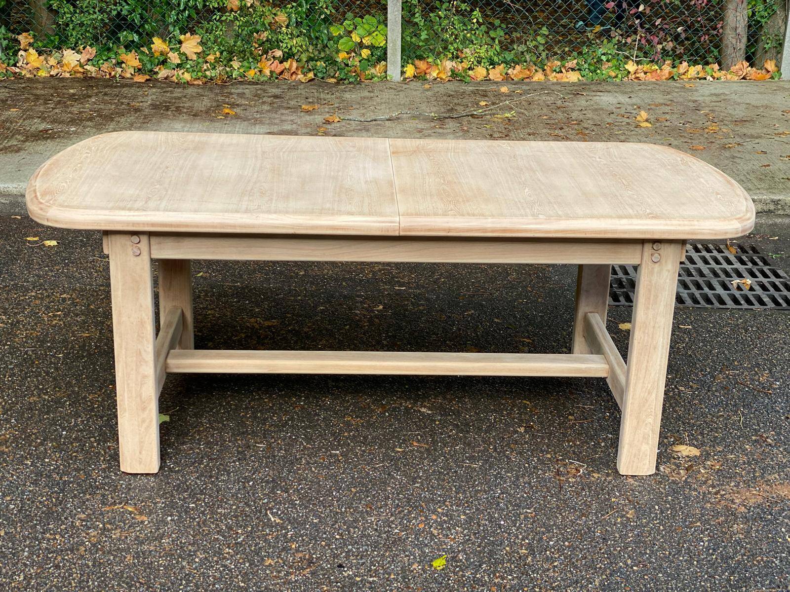 Table à manger de ferme extensible rénovée 240cm
