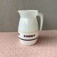 Pichet Choky chocolat chaud - verre opalin