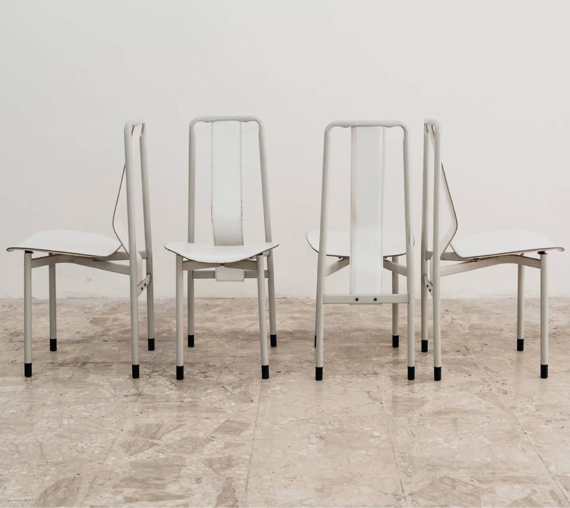 Ensemble de 4 Chaises Mod. Irma, Achille Castiglioni Zanotta  Années 80