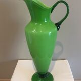 Large blown glass ewer
