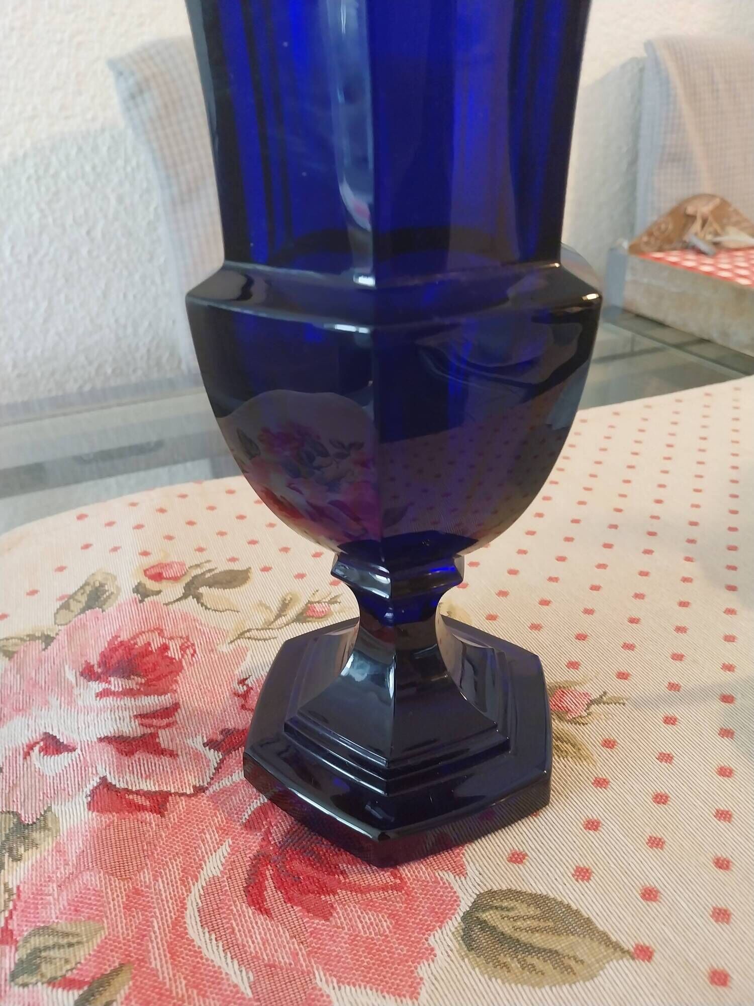 Vase en cristal de Paris style Médicis