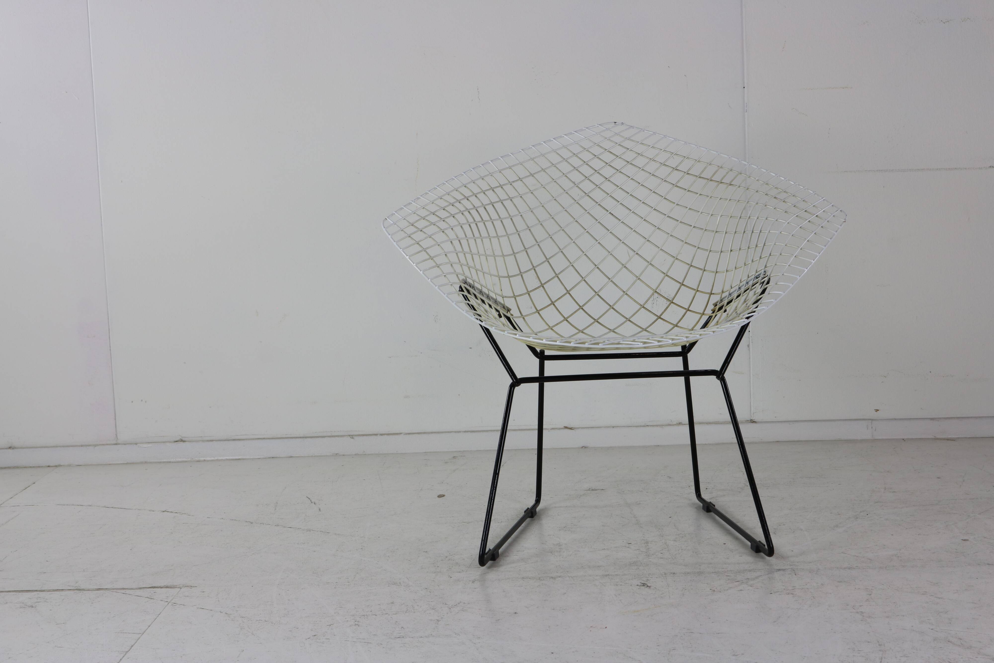 Fauteuil Diamond design seventies par Harry Bertoia pour Knoll