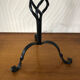 Vintage wrought iron candle holder