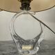 Pair of Saint Louis crystal lamps from the 1950s-60s.