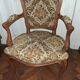 Pair of cabriolet armchairs in Louis XV style