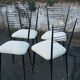 Four chairs by Colette Gueden reupholstered from the 1950s/60s.