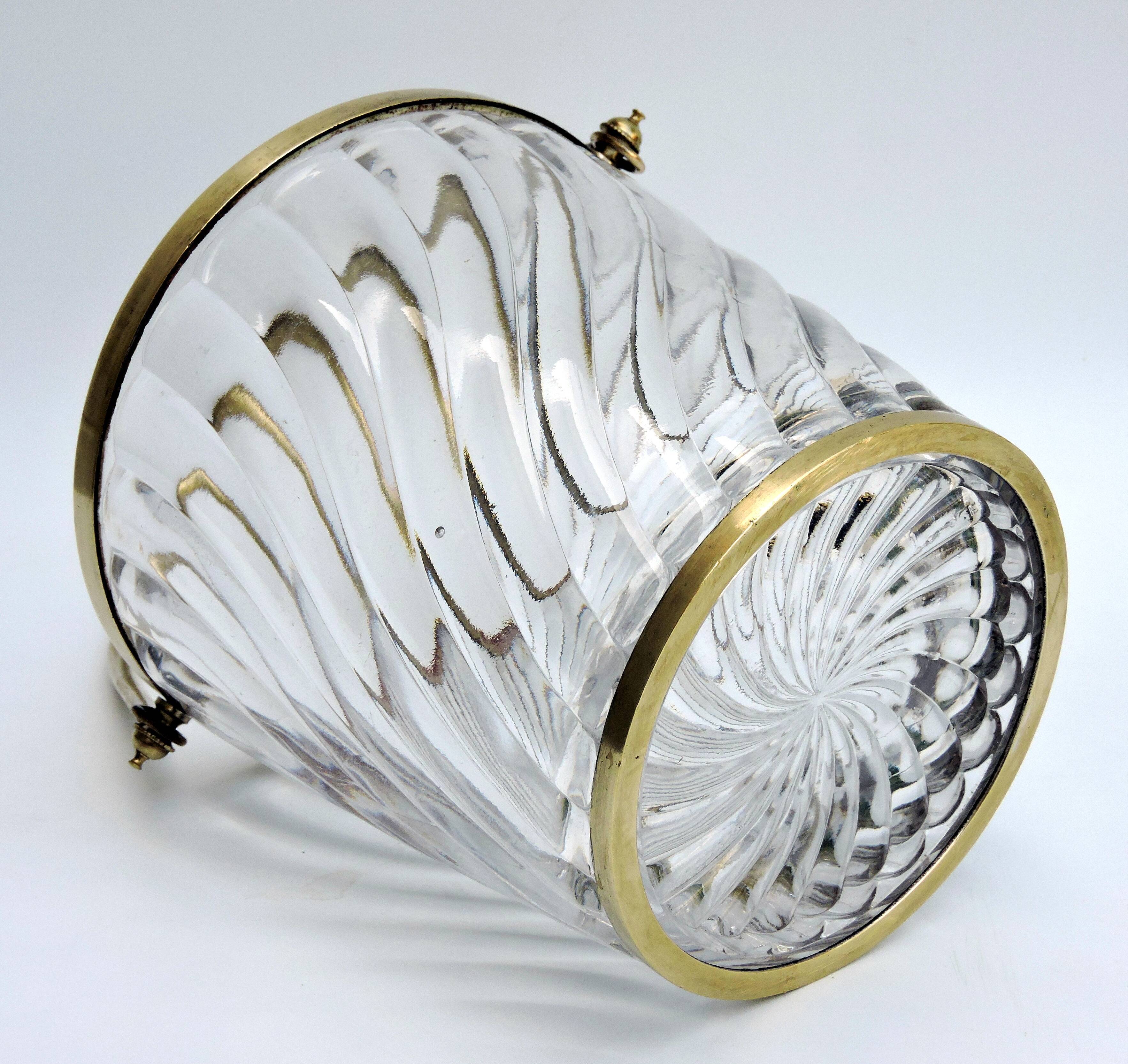 Ice bucket, baccarat crystal