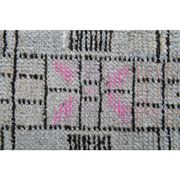 1970s Turkish Oushak Handmade Wool Cotton Beige Runner 77x245