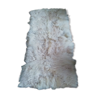 Tapis peau de chèvre des années 70/80 - 80x170cm