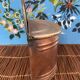 Copper and brass salt box