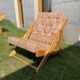 Lot 4 transats en pin Fatöli Kontiki Ikea 1970