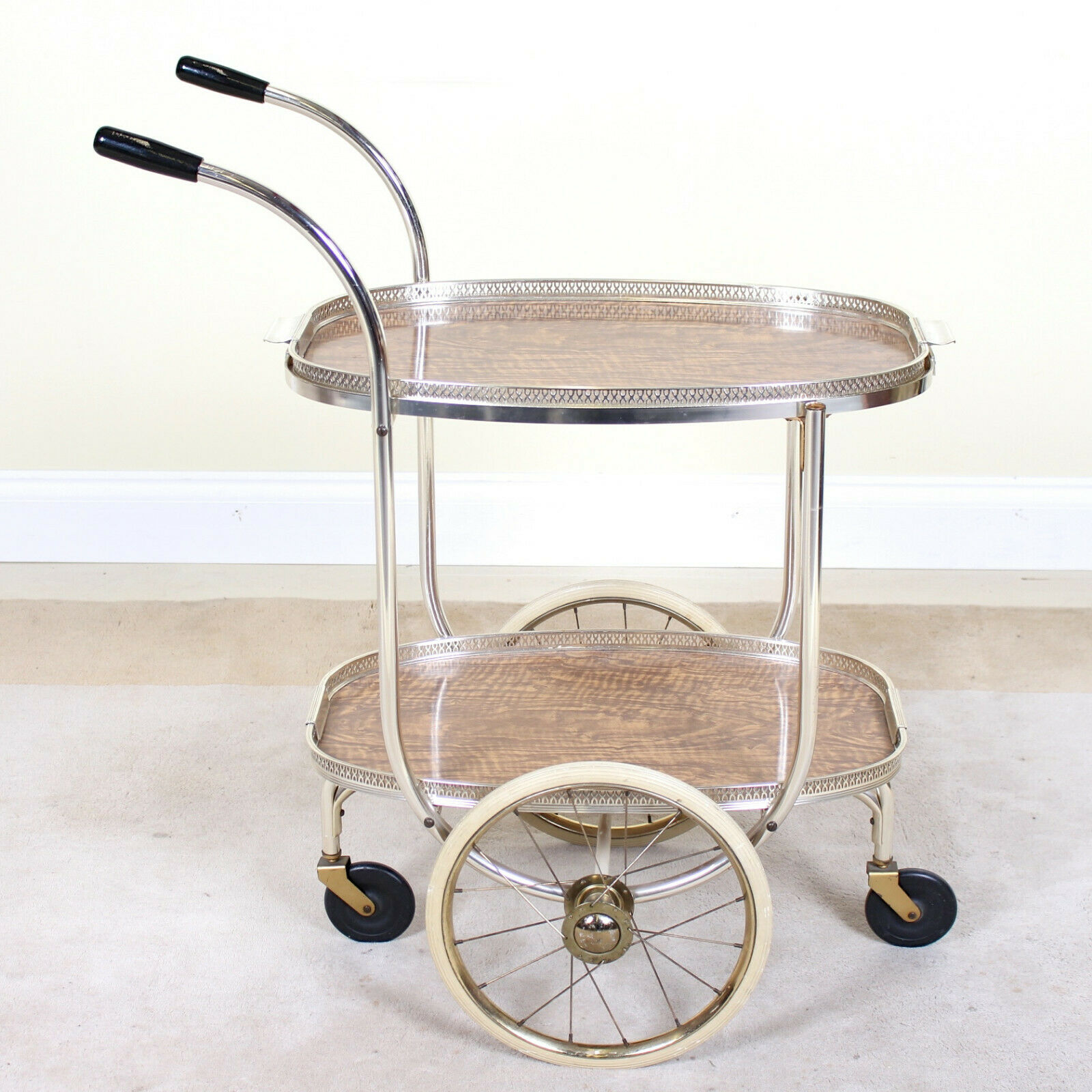 Vintage trolley with two levels